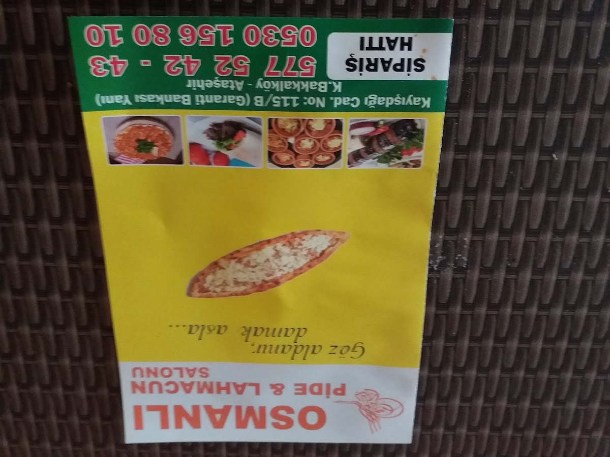Menu Osmanlı Lahmacun Pide-5